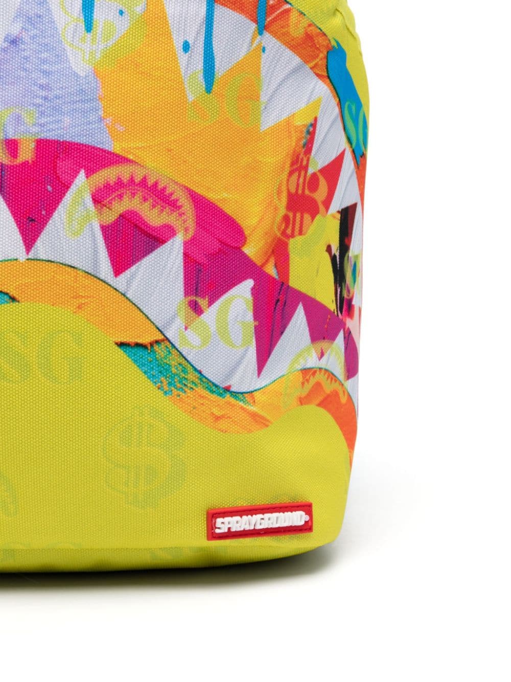 Zaino Problemi di Vernice per bambino sprayground kid giallo con manico singolo superiore - Rubino Kids