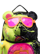 Zaino Slime Dime Bear per bambino sprayground kid verde con stampa slime a quadri - Rubino Kids