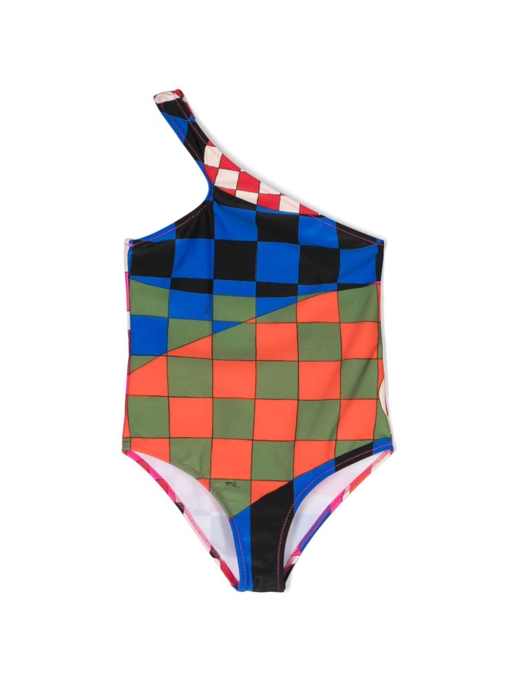 Costume da bagno con stampa geometrica - Rubino Kids