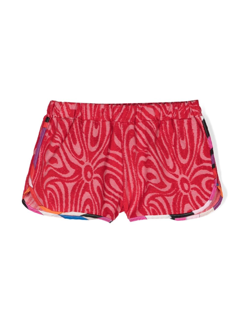 Shorts Marmo con motivo jacquard - Rubino Kids